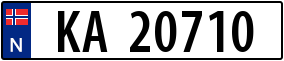 Truck License Plate